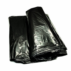 Мешки для мусора 240 л черные 80 мк (100 х 125 см) в упаковке 50 штук