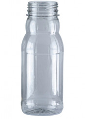Бутылка ПЭТ 0,2 л. с ШИРОКИМ горлом фигурная прозр. (230шт/уп)