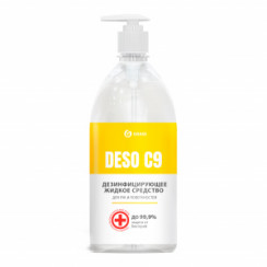 GRASS Дезинфицирующее средство на основе изопропилового спирта DESO C9 жидкость (с дозатором) 1л
