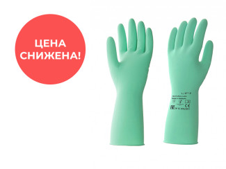 АКЦИЯ Перчатки резиновые HQ Profiline L зеленые