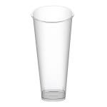 Стакан одноразовый пластиковый 650мл Bubble Cup с квадртаным дном глянец