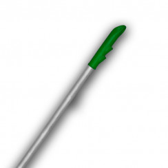 Ручка алюминиевая для держателя мопов защелкивающаяся 140см d220 мм зеленая (артикул производителя plk (зеленый))