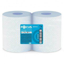 Протирочная бумага в рулоне FOCUS Economic Choice 2 слойная голубая 350 м (артикул производителя  5079731)