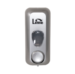 ДИСПЕНСЕР Д/ЖИДКОГО МЫЛА Lime 0.6 Л, ЗАЛИВНОЙ, СЕРЫЙ 971001