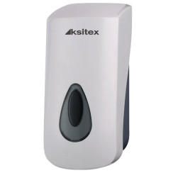 Диспенсер для жидкого мыла Ksitex пластиковый 1 л белый арт. SD-1068AD