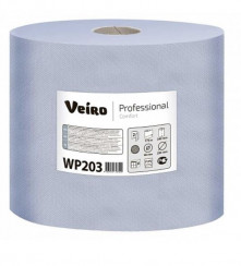 Протирочная бумага в рулоне VEIRO Professional Comfort 2 слойная синяя 175 м (артикул производителя WP203)