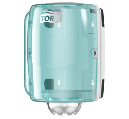 Диспенсер для полотенец TORK M2 Performance бирюзовый пластик ЦВ (артикул производителя 659000)