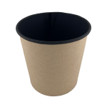Бумажный контейнер круглый Round Bowl 500мл черный
