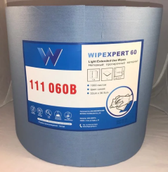 Нетканый протирочный материал в рулоне WIPEXPERT 60 синий 1100 л. арт. 111060B