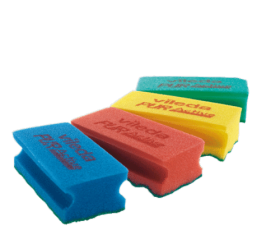 Губка Vileda ПурАктив красная 63х140х45 мм (артикул производителя 123116)