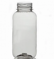 Бутылка ПЭТ 0,4л с ШИРОКИМ горлом круглая. прозр. (120шт/уп)