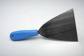 Скребок ручной нержавеющая сталь 120*240 синий,арт.88100-2