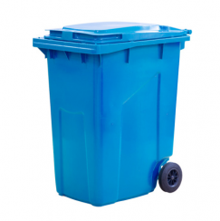 Контейнер для мусора на колёсах 360л синий (артикул производителя МКТ-360)