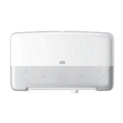 Диспенсер для туалетной бумаги TORK T2 Elevation Двойной белый пластик арт.555500