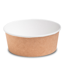 Контейнер бумажный круглый Round Bowl 750 крафт