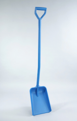Лопата узкая 270х380х1330мм с длинной ручкой синяя арт.15103