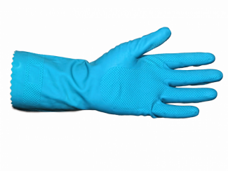 Перчатки резиновые Многоцелевые M голубые арт. 100753