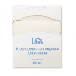 Одноразовые покрытия на унитаз Lime в упаковке 200 шт (артикул производителя A99530)