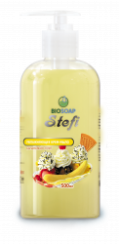 Мыло-крем жидкое для рук Biosoap STEFI Банановый сплит с дозатором 0,5 л (артикул производителя 9120605)
