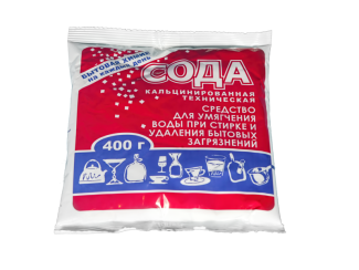 Сода кальцинированная дой-пак 400 гр