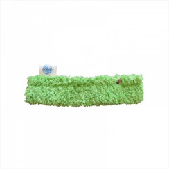 Шубка-щетка для мытья окон микрофибра 35см липучка зеленая (артикул производителя SB3926)