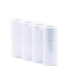 Этикет-лента термо для электронных весов 58х60мм белая 500шт/рул ТОП морозостойкая