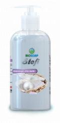 Мыло-крем жидкое для рук STEFI Белый жемчуг с дозатором 0,5 л (артикул производителя 9120205)
