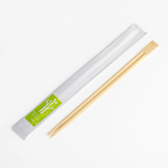 Палочки для суши бамбуковые в индивидуальной бумажной упаковке 23 см