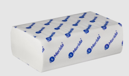 Полотенца бумажные листовые Merida Z-ТОП+ 4000 2 сл белые Z сложения 200 л арт. BP2404