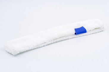 Шубка-щетка для мытья окон микрофибра 35см липучка белая (артикул производителя SB3905)