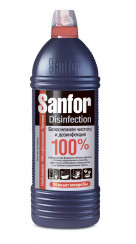 Средство щелочное для санузлов (гипохлорит) SANFOR 1 л