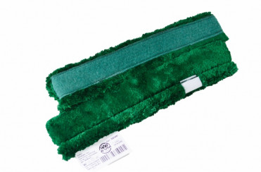 Шубка-щетка для мытья окон микрофибра 35см липучка зеленая (артикул производителя SB3951)