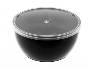 Креманка пластиковая d112 мм, 360 мл черная