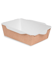 Бумажный контейнер OSQ OPSALAD 400 мл 145x95x45 мм крафт