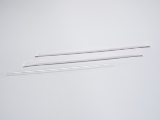 Трубочки для коктейля без изгиба в инд.п/э.упак прозрачные, диаметр 10 мм, 25 см, 250шт