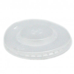 Крышка для стакана Huhtamaki 90 мм пластиковая белая с крестовым отверстием