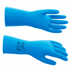 Перчатки резиновые HQ Profline M синие