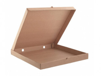 Коробка для пиццы 300х300х40 мм бурая