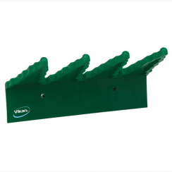 Настенный держатель VIKAN для инвентаря 240 мм зеленый арт.06152