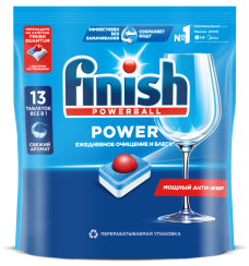 Таблетки для ПММ Finish POWER AIO бесфосфатные 100 шт (артикул производителя 3263206)