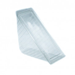 Пластиковый контейнер для сендвичей 187х80х82 мм прозрачный