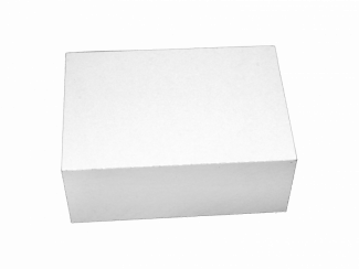 Коробка для пирога 330х160х35 мм белая