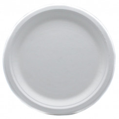 Тарелка d26см BIO белая (100% целлюлоза)