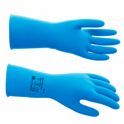 Перчатки резиновые HQ Profline L синие