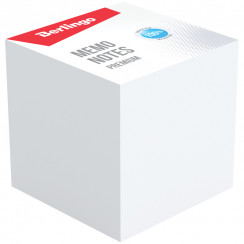 Блок для записи Premium, 90*90*90, белый, 100% белизна, в термопленке
