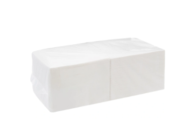 Салфетки бумажные белые 33х33 трехслойные 200 шт