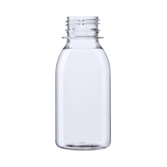 Бутылка ПЭТ 0,100л с УЗКИМ горлом кругл. прозрачная