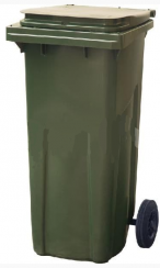 Мусорный контейнер 120л (зеленый) МКТ 120 (480 x 550 x 997 мм) арт. МКТ-120