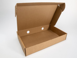 Коробка для пиццы и пирога 280х180х50 мм бурая