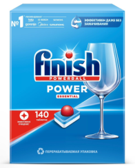 Таблетки для ПММ Finish AIO бесфосфатные 140 шт (артикул производителя 3265808)